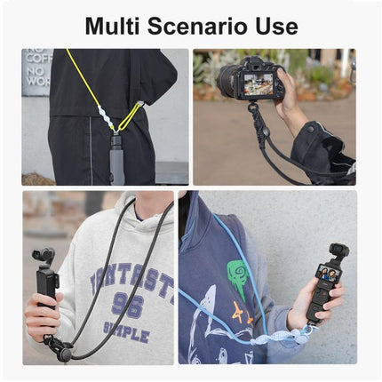 PULUZ Sports Camera Lanyard Long Adjustable Anti-lost Rope for OSMO Pocket 3 / Insta360 X4