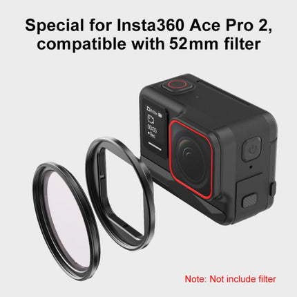 For Insta360 Ace Pro 2 PULUZ Filter Holder Metal Protective Filter Frame