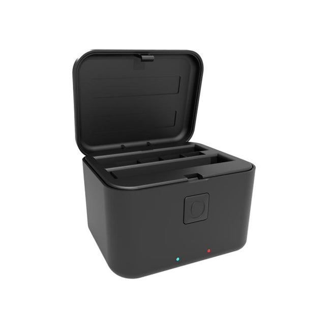 For Insta360 X5 PULUZ Dual-Batteries Charging Box Battery & Memory Card Storage Case