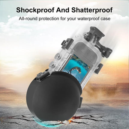 For Insta360 X5 PULUZ Invisible Dive Case Lens Guard Silicone Protective Lens Cap Cover