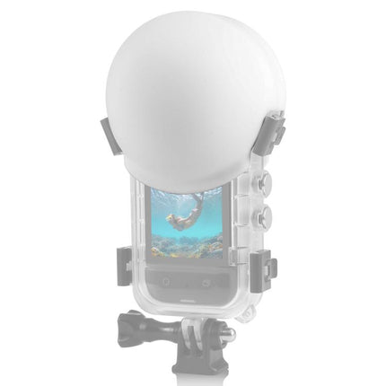 For Insta360 X5 PULUZ Invisible Dive Case Lens Guard Silicone Protective Lens Cap Cover, For Insta360 X5