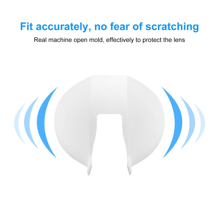 For Insta360 X5 PULUZ Invisible Dive Case Lens Guard Silicone Protective Lens Cap Cover