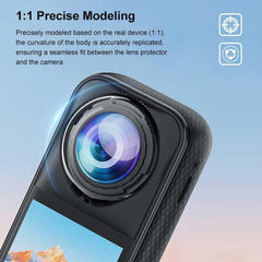 For Insta360 X5 PULUZ Rotation PC Lens Guard  Protective Cover