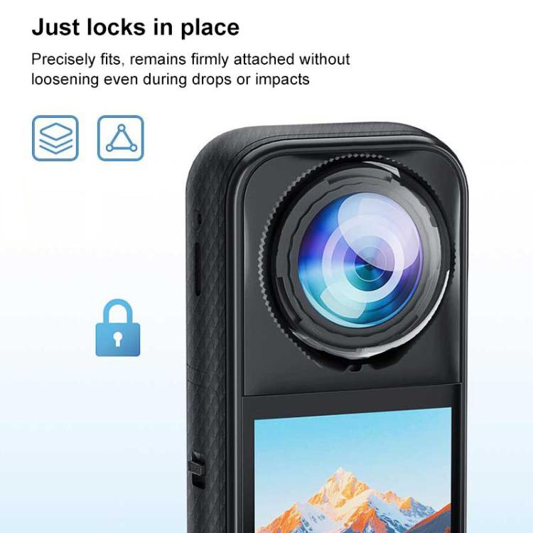 For Insta360 X5 PULUZ Rotation PC Lens Guard  Protective Cover