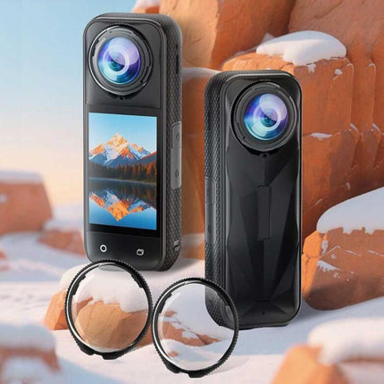 For Insta360 X5 PULUZ Rotation PC Lens Guard  Protective Cover