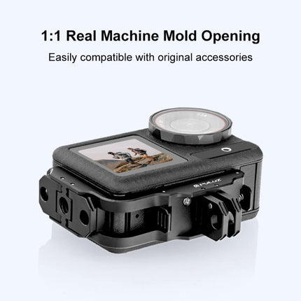 For DJI Osmo Action 5 Pro / 4 / 3 PULUZ Vertical Horizontal Shooting Quick Release Metal Magnetic L Bracket