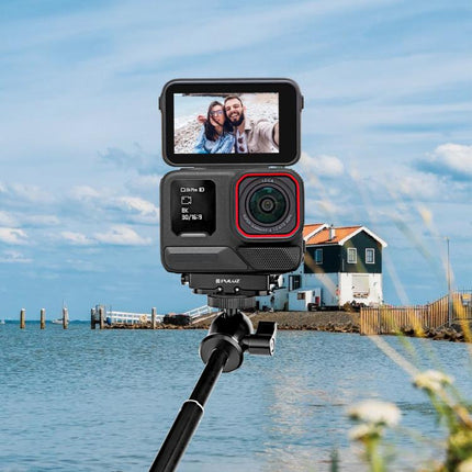 For Insta360 X5 / Ace Pro / Pro 2 PULUZ Aviation Aluminum Quick Release Base Adapter Bracket