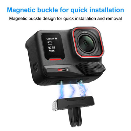 For Insta360 X5 / Ace / Ace Pro PULUZ Magnetic Quick Release Base Mount