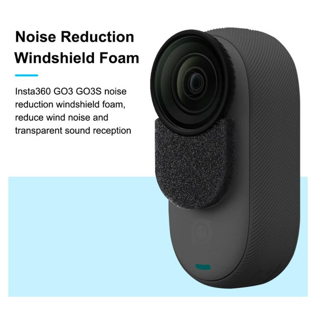 For Insta360 GO 3 / 3S PULUZ 6pcs Noise Reduction Windshield Foam Gasket