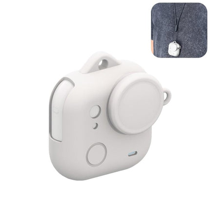 For Insta360 GO Ultra PULUZ Body Silicone Protective Cover with Lens Cap & Lanyards, Protective Cover (Black), Protective Cover (Red), Protective Cover (White)