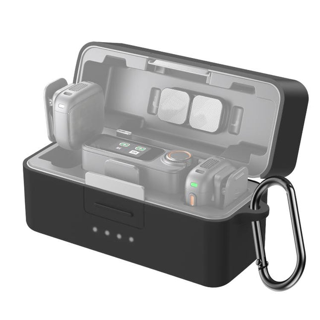 For DJI Mic 3 PULUZ Charging Case Silicone Scratch-proof Protective Cover, For DJI Mic 3