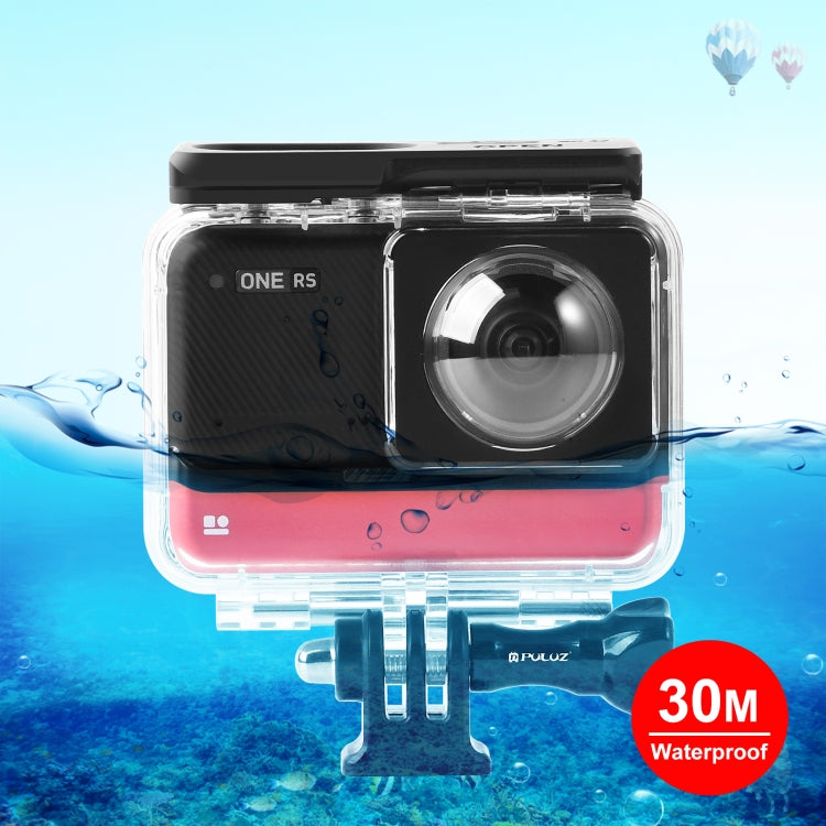 For Insta360 One RS 360 Edition PULUZ 30m Underwater Depth Diving Case Waterproof Housing, For Insta360 One RS 360 Edition Diving Case