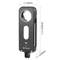 Für Insta360 X3 PULUZ Metallschutzkäfig-Rig-Gehäuserahmen mit Objektivschutz, Metallrahmen mit Objektivschutz US-Lager, Metallrahmen mit Objektivschutz