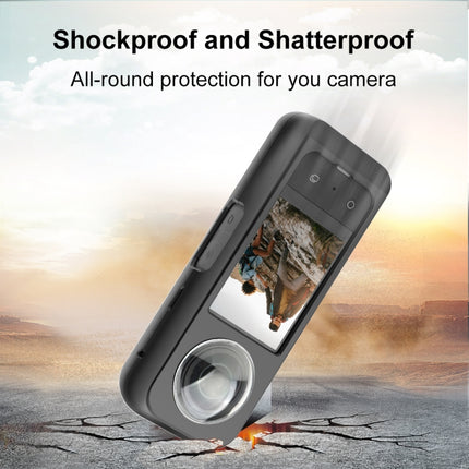 Para Insta360 X3 PULUZ, marco de carcasa de jaula protectora de metal con protector de lente, marco de metal con protector de lente, stock de EE. UU., marco de metal con protector de lente