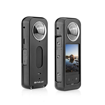 Para Insta360 X3 PULUZ, marco de carcasa de jaula protectora de metal con protector de lente, marco de metal con protector de lente, stock de EE. UU., marco de metal con protector de lente