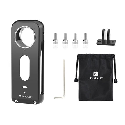 Para Insta360 X3 PULUZ, marco de carcasa de jaula protectora de metal con protector de lente, marco de metal con protector de lente, stock de EE. UU., marco de metal con protector de lente