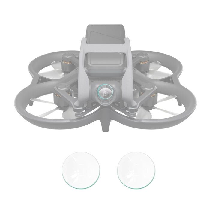 For DJI Avata PULUZ 2pcs Tempered Glass Drone Lens Film, For DJI Avata