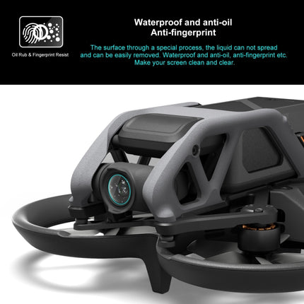 For DJI Avata PULUZ 2pcs Tempered Glass Drone Lens Film