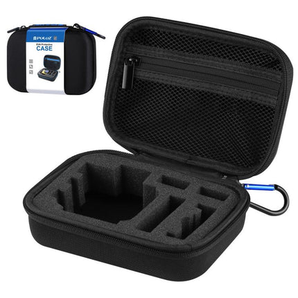 PULUZ wasserdichte Trage- und Reisetasche für GoPro, DJI Osmo Action und anderes Sportkamera-Zubehör, kleine Größe: 16 cm x 12 cm x 7 cm, US-Lager Schwarz, UK-Lager Schwarz, für GoPro, Größe: 16 cm x 12 cm x 7 cm