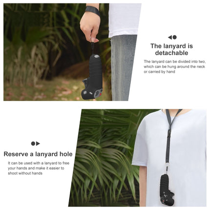 Estuche protector de silicona PULUZ con correa para el cuello para DJI RC Motion 2 / DJI Avata / FPV Rocker, para DJI Avata / FPV Rocker con correa para el cuello