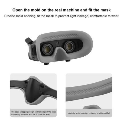 Estuche protector de silicona para máscara de ojos voladora PULUZ para DJI Avata Goggles 2, para DJI Avata Goggles 2