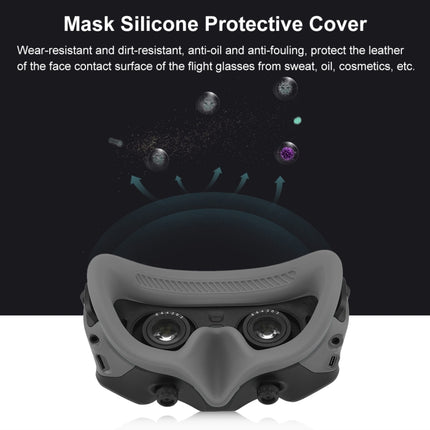 Estuche protector de silicona para máscara de ojos voladora PULUZ para DJI Avata Goggles 2, para DJI Avata Goggles 2