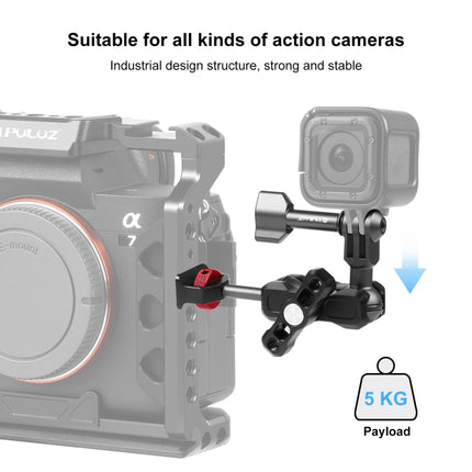 PULUZ Magic Arm Multi-way Ball  Aluminum Alloy Mount, Magic Arm