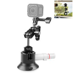 PULUZ Magic Arm with Pump Suction Cup Aluminum Alloy Mount, Magic Arm with Suction Cup Mount