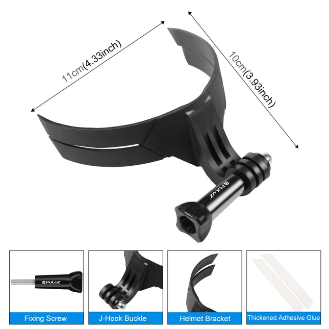 PULUZ Bending Action Camera Motorcycle Helmet Chin Mount