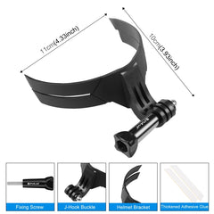 PULUZ Bending Action Camera Motorcycle Helmet Chin Mount, Helmet Chin Mount