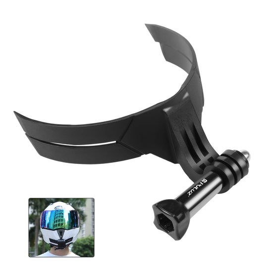 PULUZ Bending Action Camera Motorcycle Helmet Chin Mount, Helmet Chin Mount