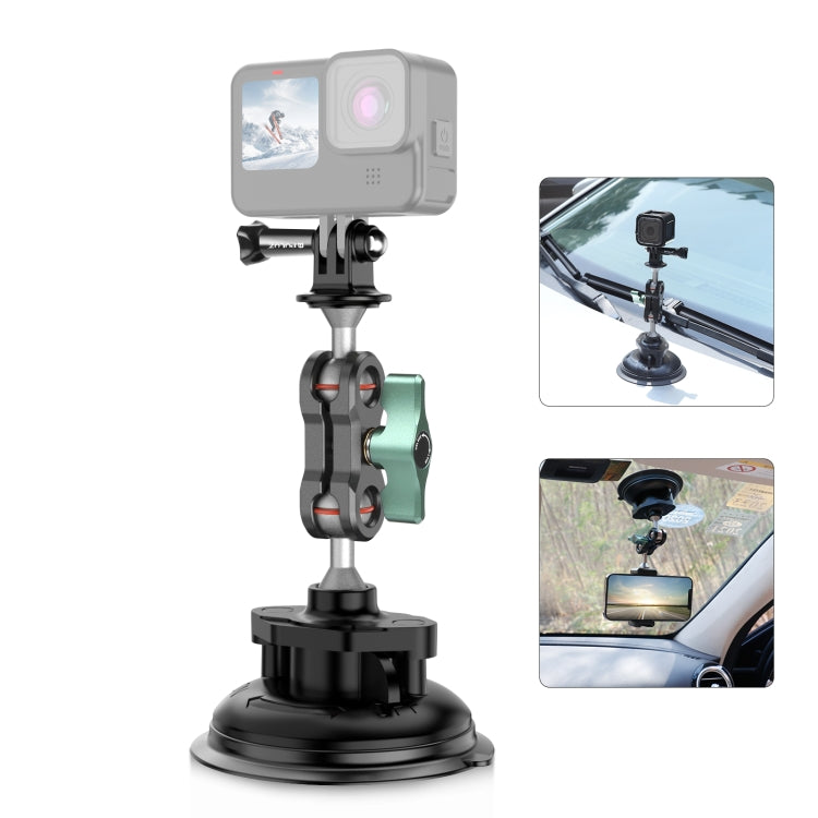 PULUZ Magic Arm Stronge Suction Cup Aluminum Alloy Mount, Magic Arm Suction Cup