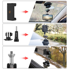 PULUZ Magic Arm Stronge Suction Cup Aluminum Alloy Mount, Magic Arm Suction Cup