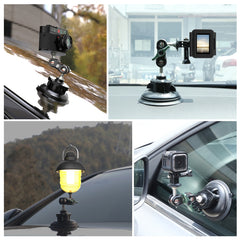 PULUZ Magic Arm Stronge Suction Cup Aluminum Alloy Mount, Magic Arm Suction Cup