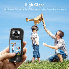 For Insta360 X3 PULUZ Lens Guard Optical Glass Protective Cover, For Insta360 X3 Optical Glass Lens Guard