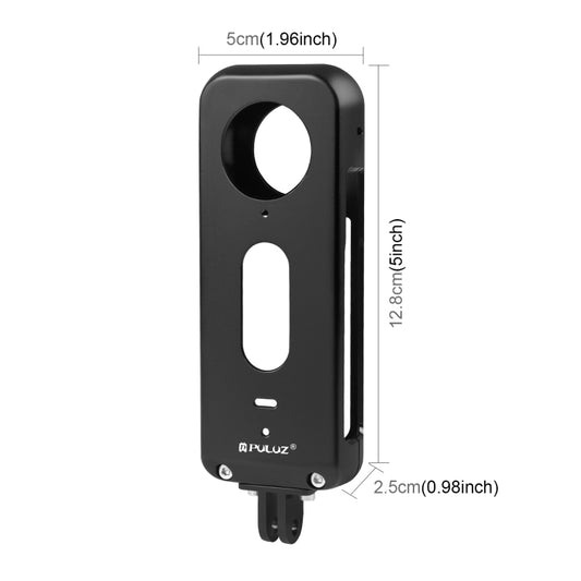 For Insta360 X3 PULUZ Metal Protective Cage Rig Housing Frame with Silicone Lens Cover, For Insta360 X3 with Silicone Lens Cover