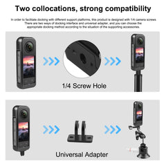 For Insta360 X3 PULUZ Metal Protective Cage Rig Housing Frame with Silicone Lens Cover, For Insta360 X3 with Silicone Lens Cover