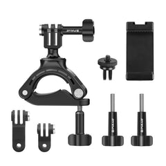 PULUZ Bike Cycling Bracket Mount with Phone Clamp for Phone & Sports Camera, Cycling Bracket