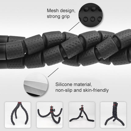 Trípode flexible PULUZ Mini Octopus con control remoto para cámaras SLR, GoPro y teléfonos móviles