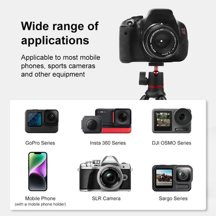 Trípode flexible PULUZ Mini Octopus con control remoto para cámaras SLR, GoPro y teléfonos móviles