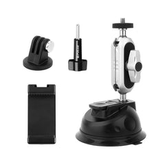 PULUZ Car Suction Cup Arm Mount with Phone Clamp & Mount Adapter & Long Screw, Phone Clamp Suction Cup Mount