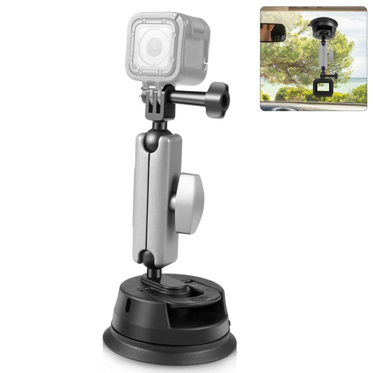 PULUZ Car Suction Cup Arm Mount with Mount Adapter & Long Screw, Suction Cup Mount