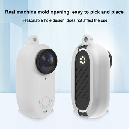 For Insta360 GO 3 PULUZ Camera Silicone Case with Lens  Cover, Silicone Case with Lens Cover (White), Silicone Case with Lens Cover (Black), Silicone Case with Lens Cover (Red)