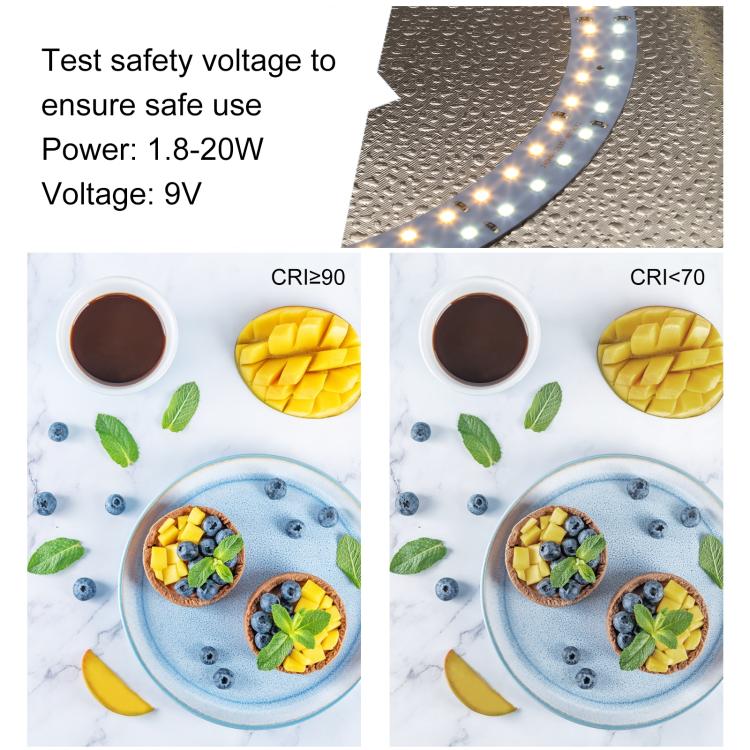 PULUZ 40cm Folding Portable Ring Light PD20W Quick Charge USB Photo Lighting Studio Shooting Tent Box with 6 x Color Backdrops, Size: 40cm x 40cm x 40cm