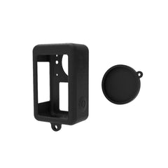 Estuche protector de silicona PULUZ con tapa para lente para DJI Osmo Action 4/3