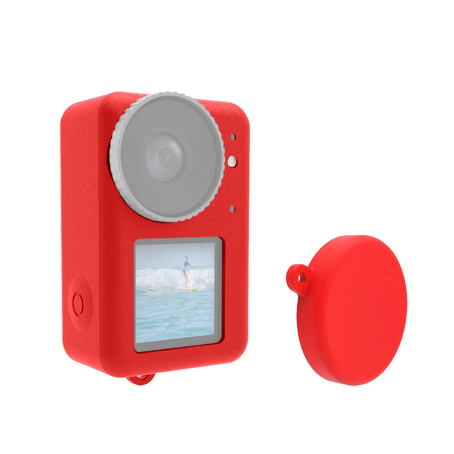 Für DJI Osmo Action 4 / 3 PULUZ Silikon Schutzhülle mit Objektiv Kappe, Für DJI Osmo Action 4 / 3