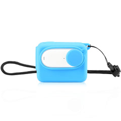 Estuche de carga para cámara Insta360 GO 3 PULUZ Estuche de silicona con tapa de lente y correa, Estuche de silicona con tapa de lente (negro), Estuche de silicona con tapa de lente (azul)