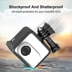 For Insta360 GO 3 PULUZ Camera Battery Case Cooling Plastic Protective Frame, Cooling Plastic Protective Frame