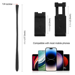 Soporte de montaje con clip flexible de silicona PULUZ con abrazadera para teléfono/GoPro, clip flexible de silicona