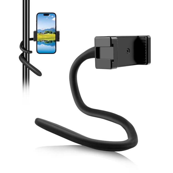 Soporte de montaje con clip flexible de silicona PULUZ con abrazadera para teléfono/GoPro, clip flexible de silicona